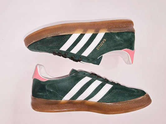 ADIDAS GAZELLE verde y blanco