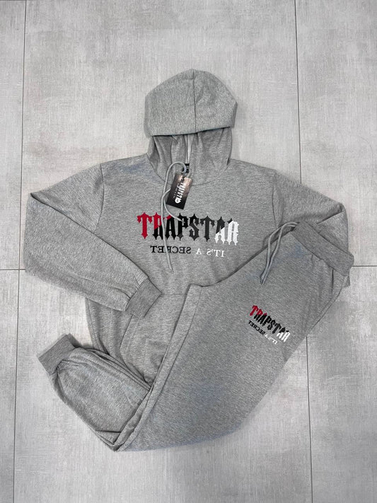 TRAPSTAR GRIS LOGO TRICOLOR