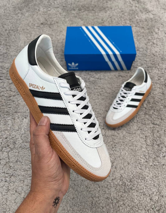 ADIDAS SPEZIAL BLANCA LÍNEA NEGRA