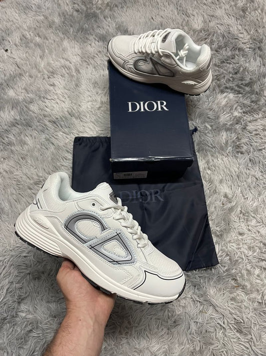 DIOR B30 blancas logo gris detalles negros