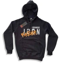 Sudadera ICON G5 negro y blanco y naranja