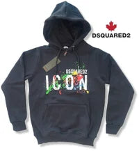 Sudadera ICON G5 negra blanco colores