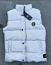 Chaleco Stone Island blanco