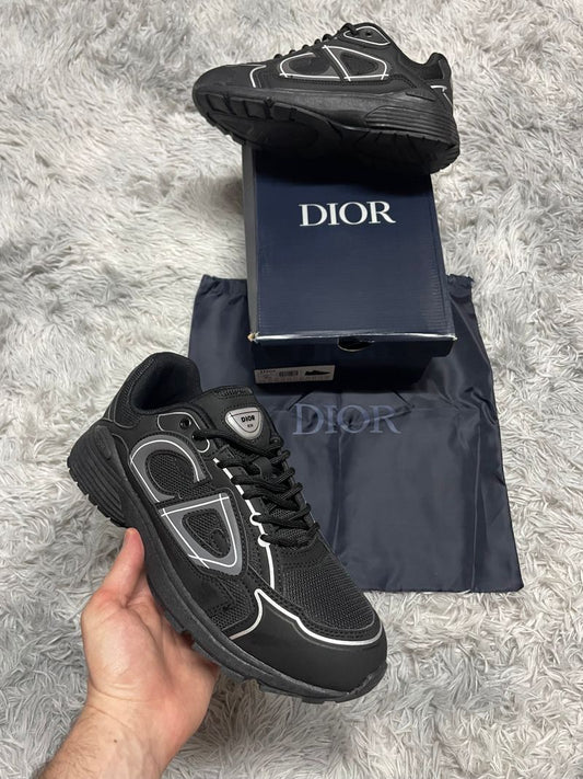 DIOR B30 negras logo gris detalles blancos
