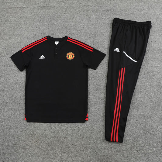 CONJUNTO MANCHESTER UNITED NEGRO Y ROJO